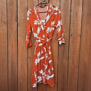 Women’s wrap floral dress